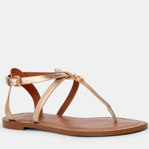 Coach Metallic Sandals - Picture 4 of 11